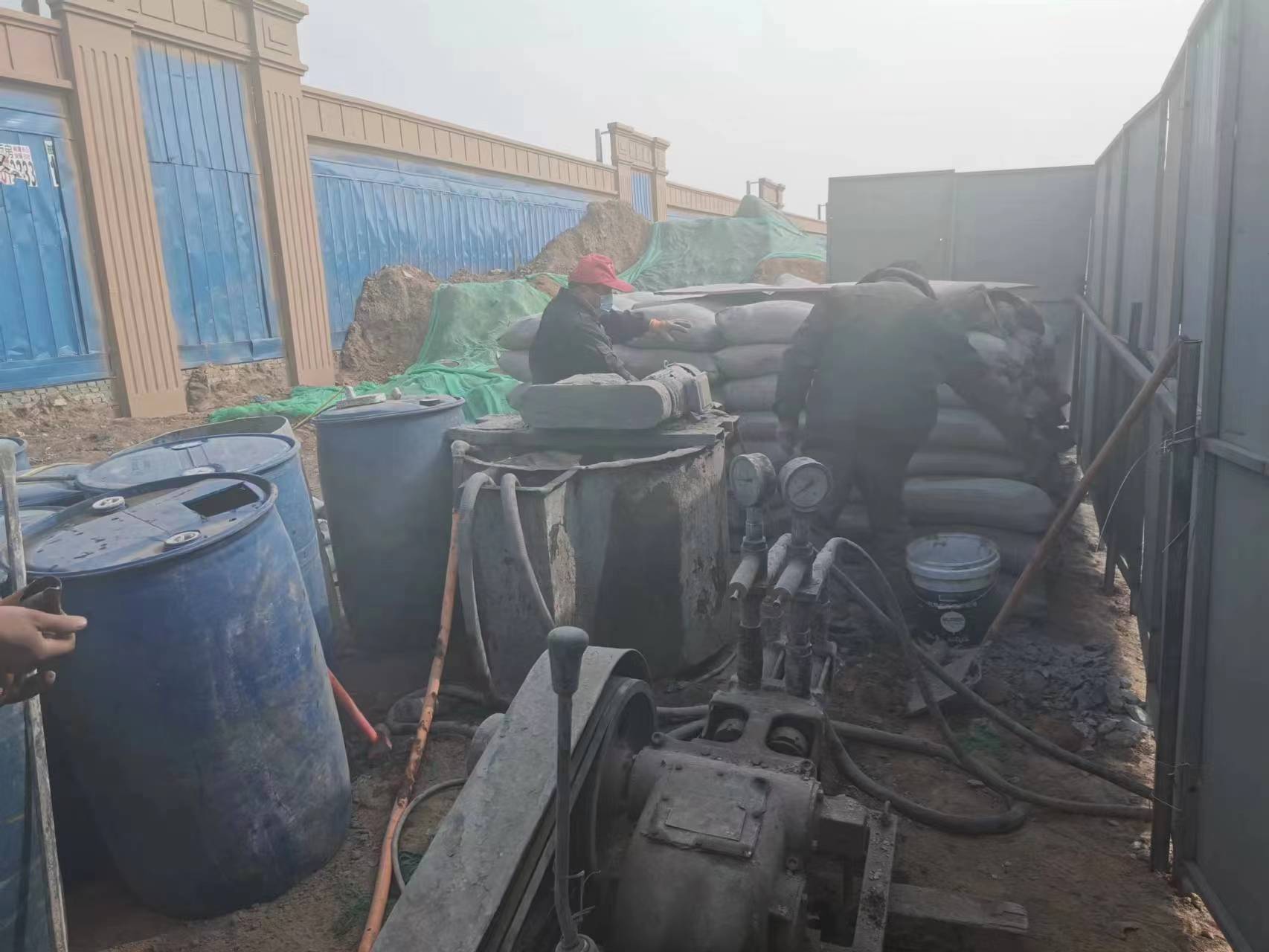 衢江地基沉降注浆加固